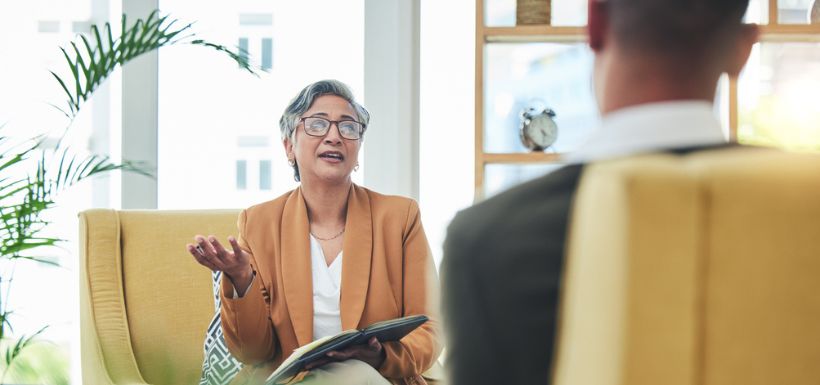 personne en consultation